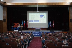 В историческом зале Главного управления МЧС России по г. Москве прошёл единый день информирования для личного состава.